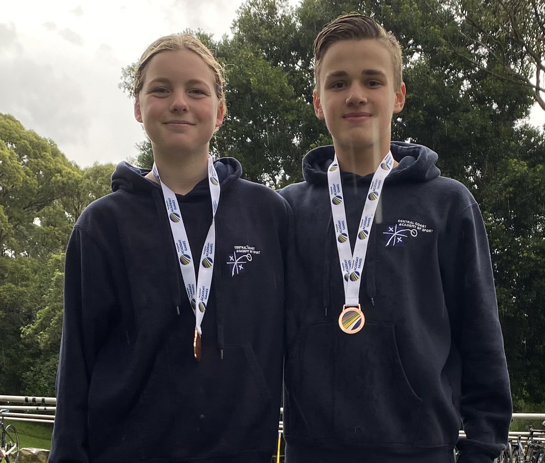 Triathletes On The State Podium Central Coast Academy Of Sport